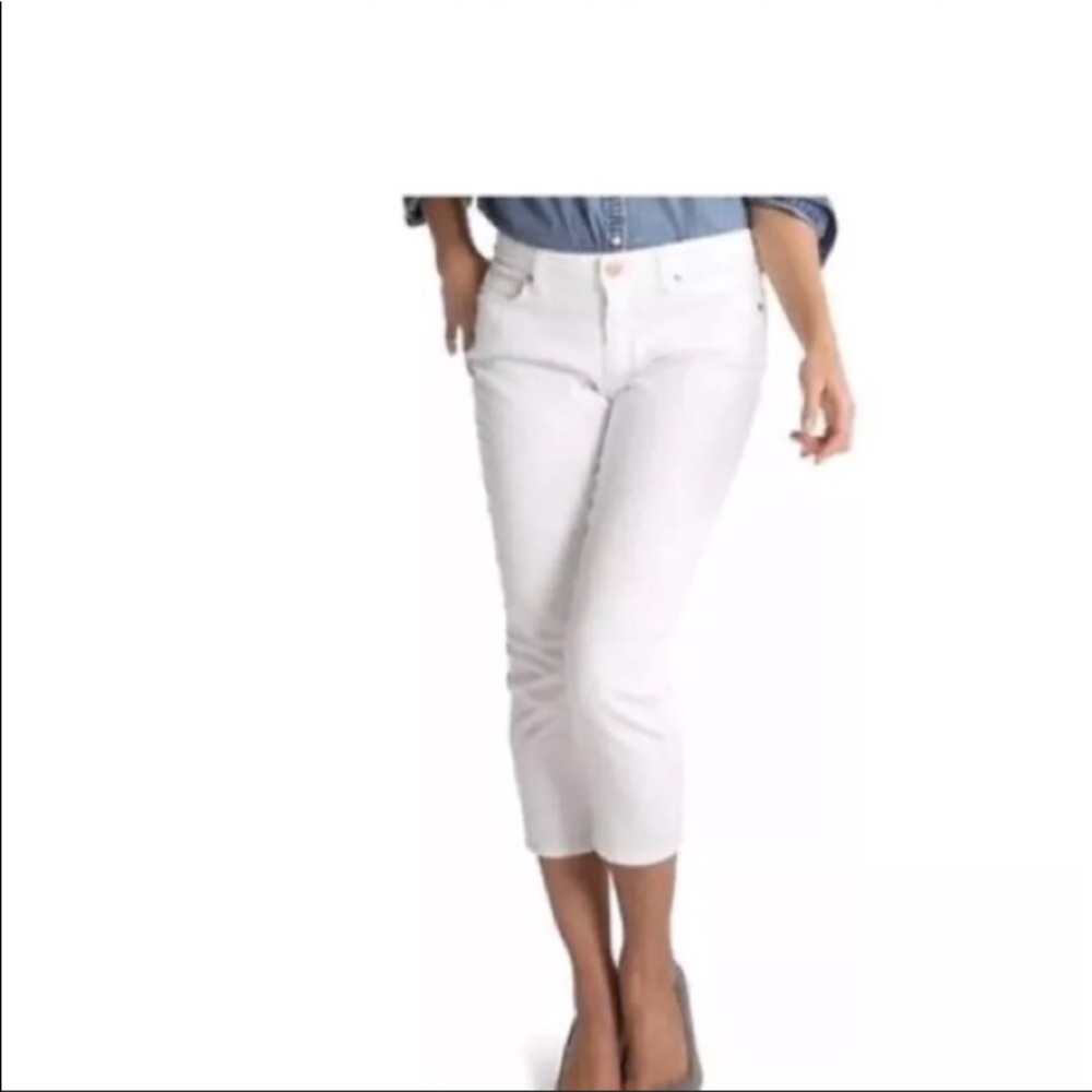 Spanx White Capris Pants